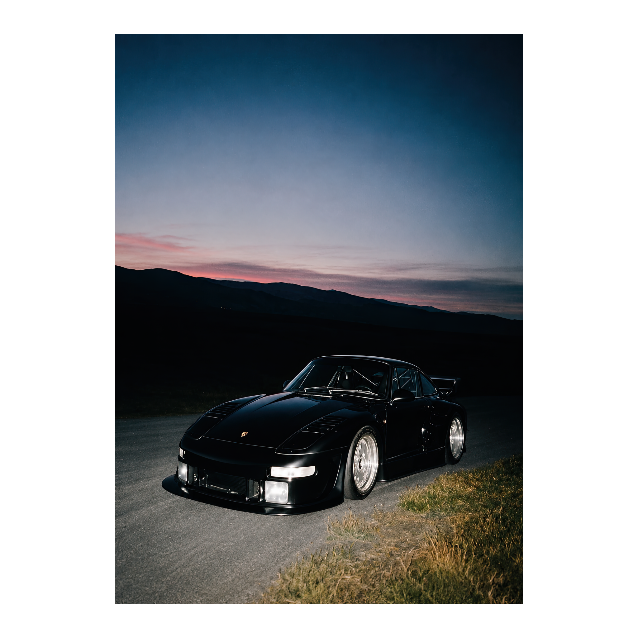 Black Porsche