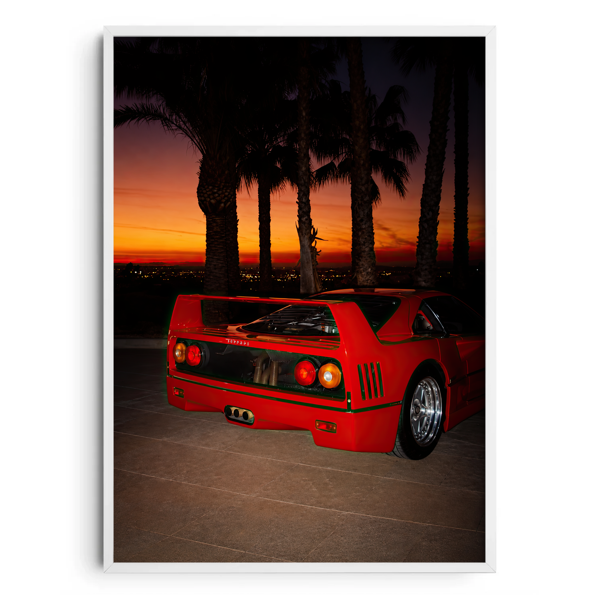 Tramonto In Ferrari