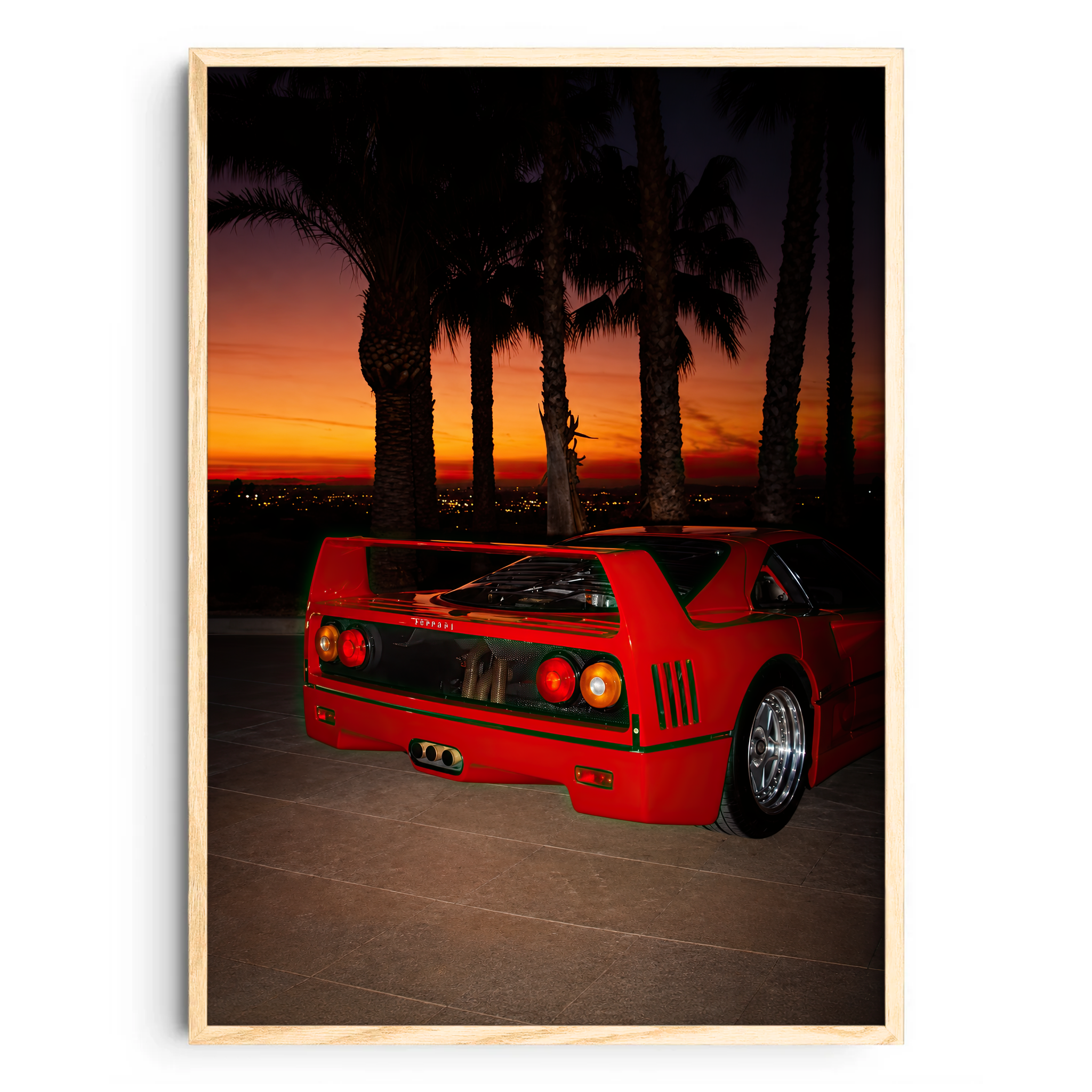 Tramonto In Ferrari