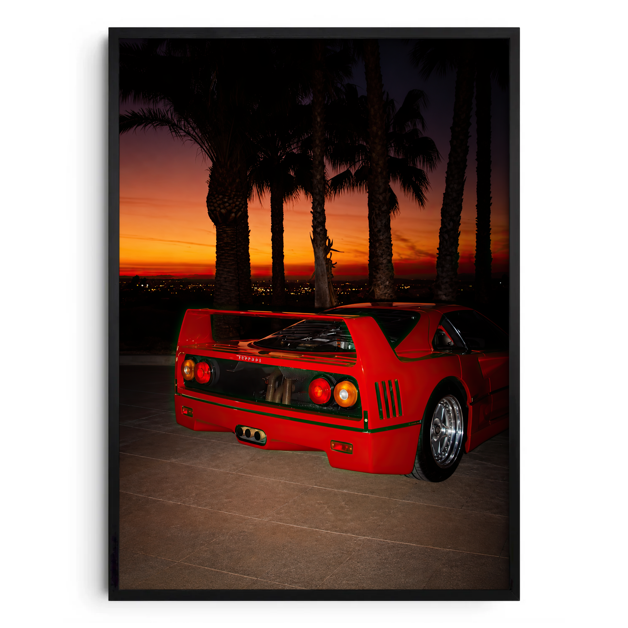 Tramonto In Ferrari