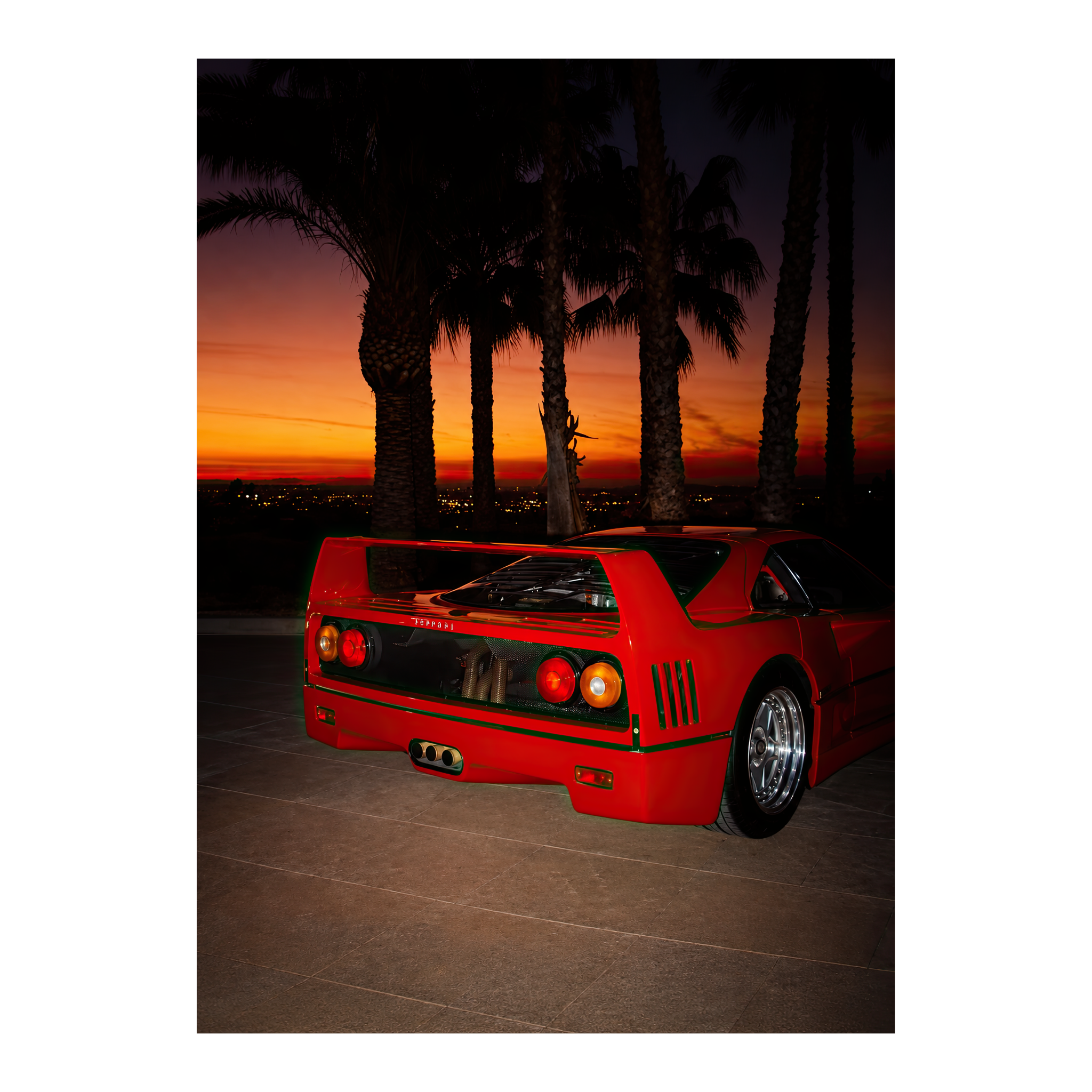 Tramonto In Ferrari